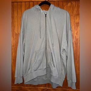 American Eagle Oversized Zip Hoodie Size Medium